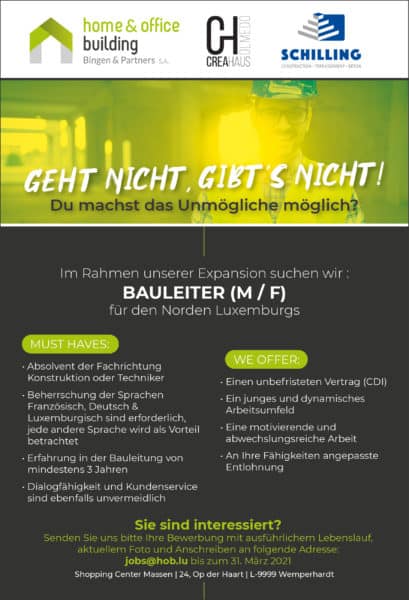 Geht nicht, gibts nicht!